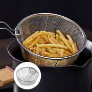  Stainless steel round frying basket, fig. 1 