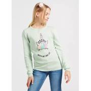  Round neck sweater with long sleeves and unicorn decoration - (15 - 16 years), fig. 1 