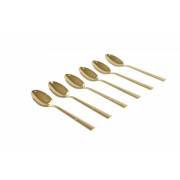  Laser engraved golden eating spoons - 6 pieces - AZ-2110, fig. 1 