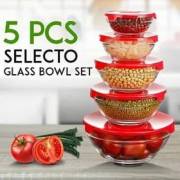  Glass food container set - 5 pieces, fig. 1 