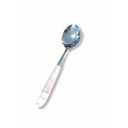  Steel dessert spoons with colored marble handle - 6 pieces - AZ-2244, fig. 1 