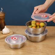  Stainless Steel Container Set with Lid - 3 Sizes, fig. 3 