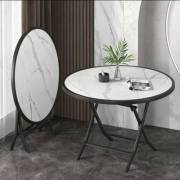  Round foldable glass dining table - 70cm - AZ-2406, fig. 2 