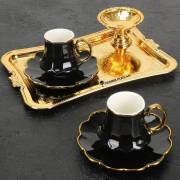  Cups set with gold decorative edges - 12 pieces, fig. 5 