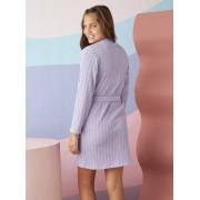  Textured Belt Dress - Purple, fig. 3 