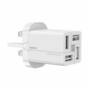  Remax RP-U43 3.4A 4-Port USB Fast Charger specification: UK Plug, fig. 1 