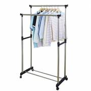  Mobile double clothes rack, fig. 1 