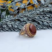  Turkish silver ring with luxurious agate, fig. 1 