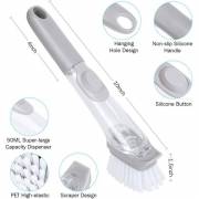  Dishwasher brush - 3 in 1 with dishwashing liquid container, fig. 7 