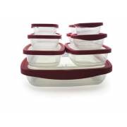  Tefal KIPER- Rectangular Box Red, Transparent Food Storage Container – Container for Food - K217SC14​​​​​​​, fig. 2 