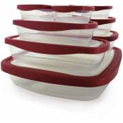  Tefal KIPER- Rectangular Box Red, Transparent Food Storage Container – Container for Food - K217SC14​​​​​​​, fig. 1 