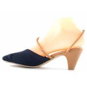 Heels shoes - navy and beige, fig. 1 