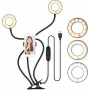  Mobile stand and 2 Ring Light bulbs - 3 colors, fig. 1 