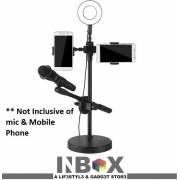  Ring Light - Lamp - and 2 mobile stands - Mike Stand - 3 colors, fig. 1 