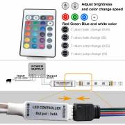  شريط إضاءة نيون LED RGB من السيليكون مرن مقاوم للماء/متعدد الألوان/جهاز تحكم عن بعد للمنزل, fig. 5 