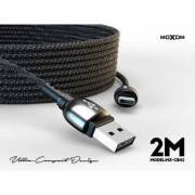  MOXOM 2 Meter MX-CB42 Zinc QC 3.0 4.0 Extra Long Charging Cable Iphone Lightning Micro USB Type-C 2.4A, fig. 2 