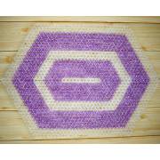  Beaded mat - light purple, transparent, fig. 1 
