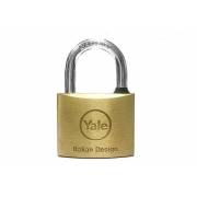  Solid brass padlock  from Yale, Italy -  20mm width ( 1100020080X ), fig. 1 