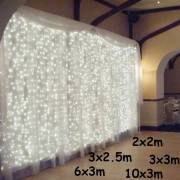  Snow waterfall lighting for decoration of couches, rooms and curtains - 3 m x 3 m, fig. 2 
