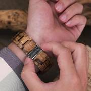  ساعة رجالية مصنوعة يدوياً - خشب طبيعي 100%, fig. 3 