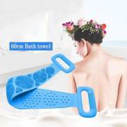  Long silicone bath loofah with handle, fig. 6 