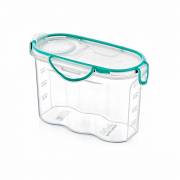  Long Plastic Food Container With Silicone Frame (SA-590) - 2.4 Liter, fig. 1 