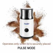 Sonifer New Design Stainless Steel Blade Electric Coffee Grinder With Safety System SF-3537, fig. 2 