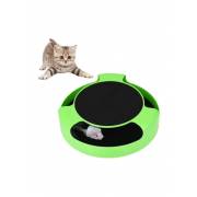  Cat interactive plastic turntable with mouse, fig. 1 