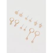  Set of 6 - Studded Earrings with Pushback Closure, fig. 5 
