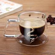  Heat Insulated Glass Coffee Mug 180ml AZ-738, fig. 1 