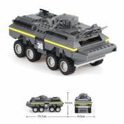  384 قطعة من مكعبات بناء السيارة المدرعة مجموعات طوب جنود الدبابات العسكرية لتجميع ألعاب تعليمية هدية, fig. 3 