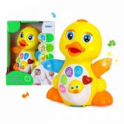  Educational Interactive Learning Dancing Walking Yellow Duck Baby Game Toy With Music And Led Light, fig. 1 