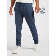  Solid Anti-Pilling Slim Fit Jog Pants with Pockets and Drawstring - BLUE, fig. 2 