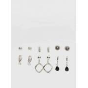  Set of 6 - Studded Earrings with Pushback Closure, fig. 1 