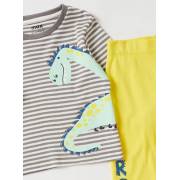  Dinosaur Printed BCI Cotton T-shirt and Pyjama Set, fig. 4 
