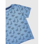  Dinosaur Print BCI Cotton T-shirt with Round Neck and Short Sleeves, fig. 2 