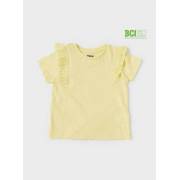  Solid BCI Cotton T-shirt with Cap Sleeves and Ruffle Detail, fig. 1 