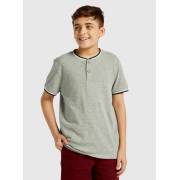  Solid Polo T-shirt with Short Sleeves and Tipping Detail, fig. 1 