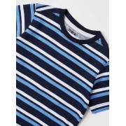  Striped BCI Cotton T-shirt with Round Neck and Short Sleeves, fig. 2 