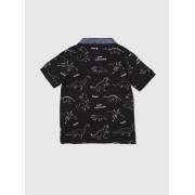  All-Over Print BCI Cotton T-shirt with Henley Neck and Short Sleeves, fig. 4 