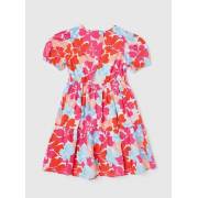  Floral Print Tiered Dress with Round Neck and Cutout Detail, fig. 3 