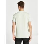  ةSolid Polo T-shirt with Short Sleeves and Tipping Detail, fig. 4 