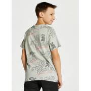  All-Over Print T-shirt with Short Sleeves and Crew Neck, fig. 4 
