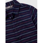  Striped Oxford Shirt with Long Sleeves and Chest Pocket, fig. 4 