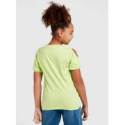  Unicorn Print T-shirt with Short Sleeves and Cold Shoulder Detail, fig. 4 