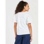  Solid Top with Round Neck and Slub Detail Puff Sleeves, fig. 4 