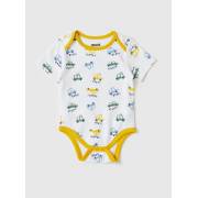  Set of 3 - Printed BCI Cotton Bodysuit with Short Sleeves, fig. 5 