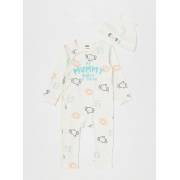  All-Over Print BCI Cotton Sleepsuit with Cap, fig. 1 