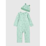  Printed Sleepsuit with Long Sleeves and Cap, fig. 1 
