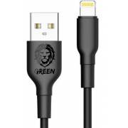  Green Braided USB-A to Lightning 1.2m Cable, fig. 1 